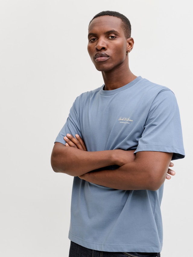 Jack & Jones Rundhalsshirt »JJEARCHIVE GRAPHIC TEE SS O-NECK NOOS« Baumwolle, relaxed fit