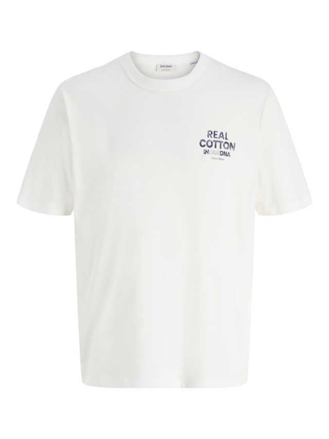 Jack & Jones Rundhalsshirt »JJEDOVER GRAPHIC TEE SS CREW NECK SN« Baumwolle, relaxed fit