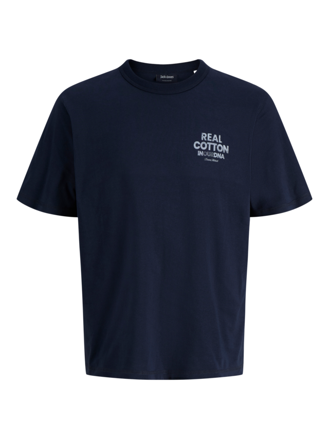 Jack & Jones Rundhalsshirt »JJEDOVER GRAPHIC TEE SS CREW NECK SN« Baumwolle, relaxed fit