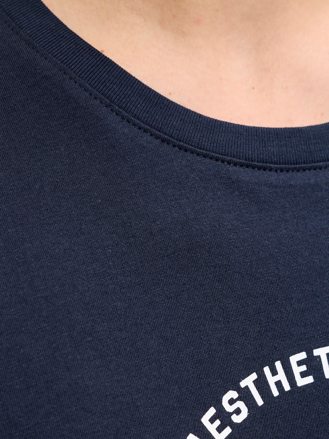 Jack & Jones Rundhalsshirt »JJELOGO TEE SS O-NECK 2 COL SS26 SN« mit Grafikprint
