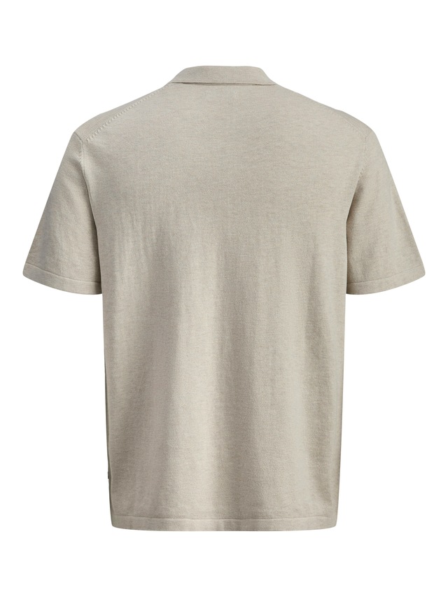 Jack & Jones Kurzarmpullover »JJEEMIL KNIT ZIP POLO SS SN« mit kurzem Reißverschluss
