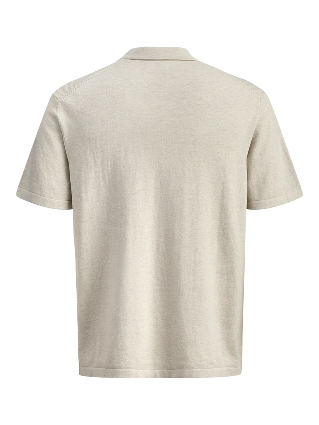 Jack & Jones Kurzarmpullover »JJEEMIL KNIT ZIP POLO SS SN« mit kurzem Reißverschluss