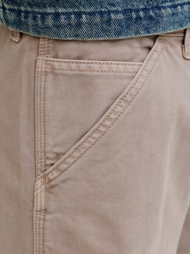 Jack & Jones Chinoshorts »JPSTTONY RAYE WORKER SHORT MID SN« Baumwolle, 5-Pocket Style