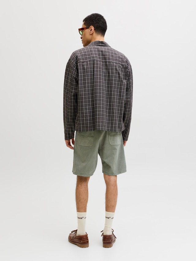 Jack & Jones Chinoshorts »JPSTTONY RAYE WORKER SHORT MID SN« Baumwolle, 5-Pocket Style