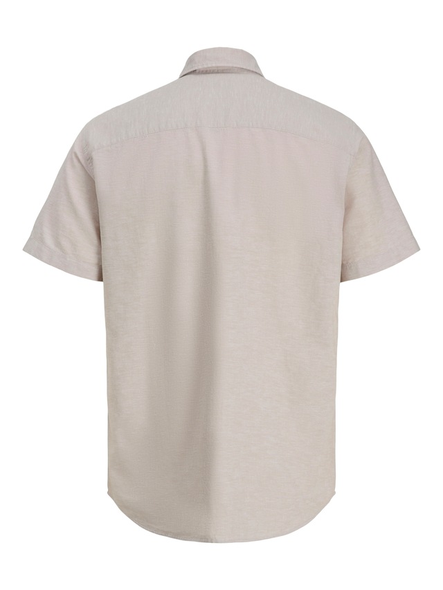 Jack & Jones Kurzarmhemd »JJEBREEZE LINEN BLEND SHIRT S/S SN« mit Leinen
