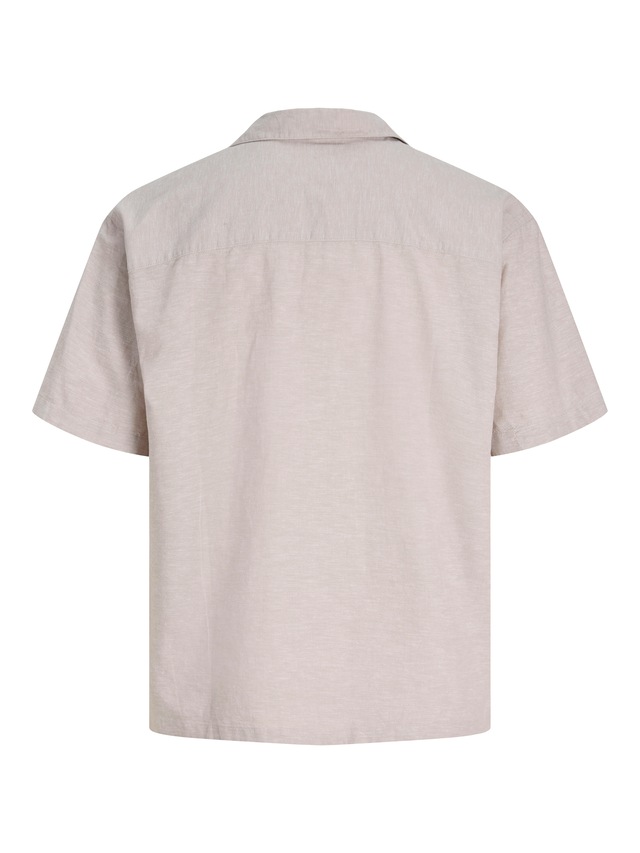 Jack & Jones Kurzarmhemd »JJEBREEZE LINEN BLEND RESORT SHIRT SS SN« mit Knopfleiste