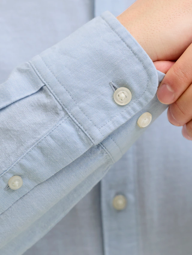 Jack & Jones Langarmhemd »JJEBREEZE LINEN BLEND SHIRT L/S SN« mit Knopfleiste