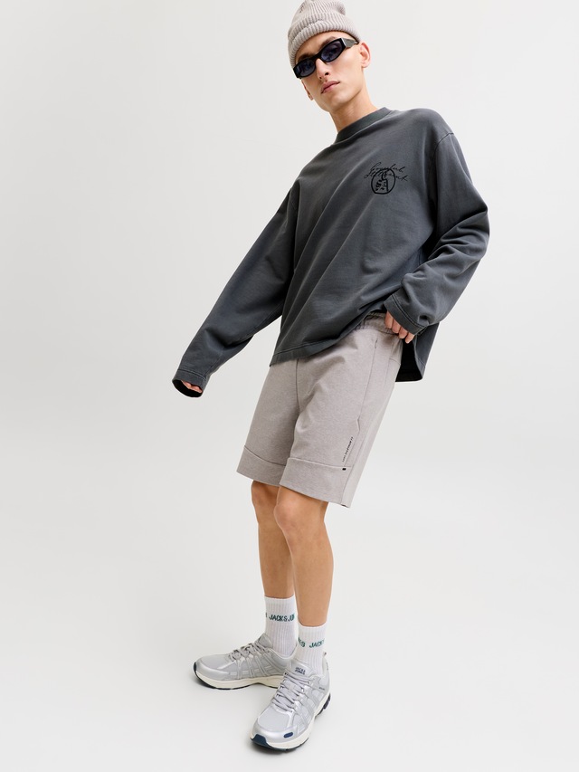 Jack & Jones Sweatshorts »JPSTGORDON BASE SWEAT SHORTS SRT SN« Materialmix mit Stretch, regular fit