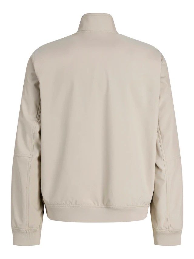 Jack & Jones Softshelljacke »JJEPARKER SOFTSHELL BOMBER SN« Softshelljacke, aus Polyester, modischer Fit, mit Brust-Reißverschluss