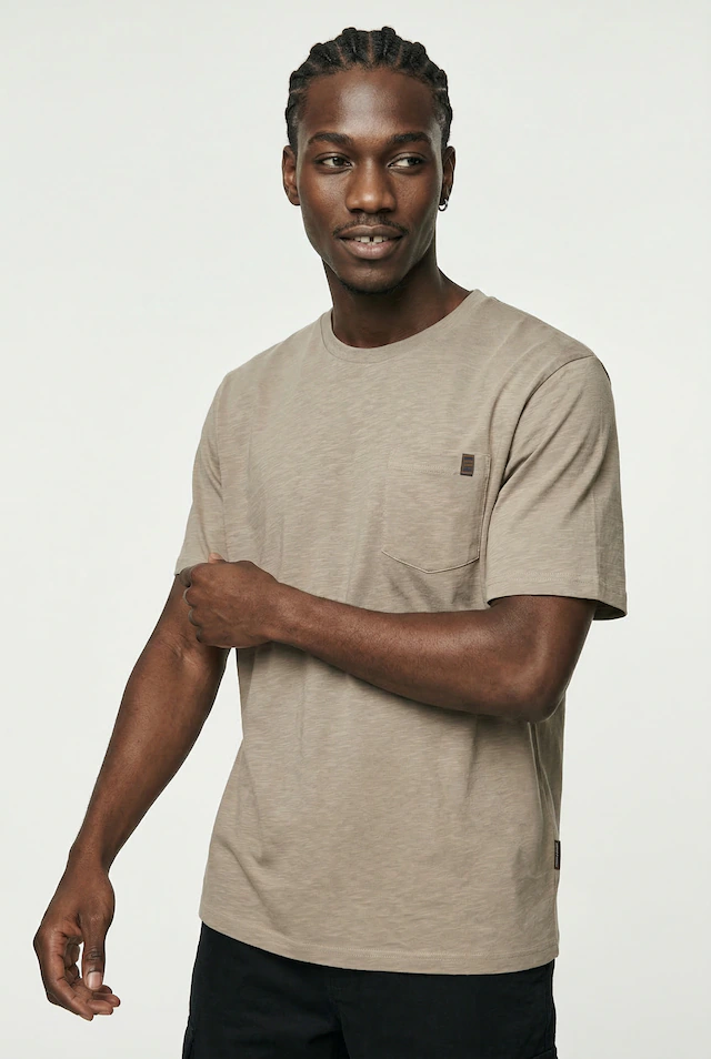 Jack & Jones Kurzarmshirt »JJEDOVER SLUB TEE SS NOOS« Baumwollmischung, relaxed fit