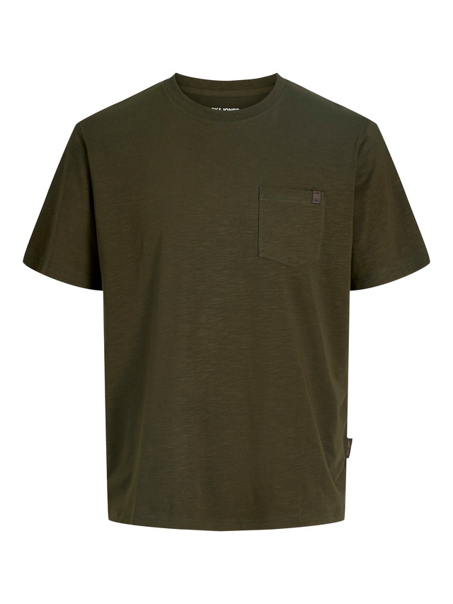 Jack & Jones Kurzarmshirt »JJEDOVER SLUB TEE SS NOOS« Baumwollmischung, relaxed fit