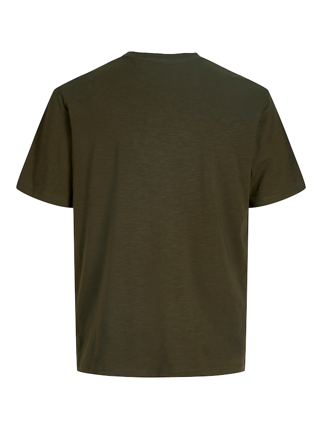 Jack & Jones Kurzarmshirt »JJEDOVER SLUB TEE SS NOOS« Baumwollmischung, relaxed fit