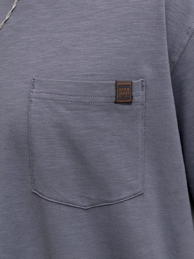 Jack & Jones Kurzarmshirt »JJEDOVER SLUB TEE SS NOOS« Baumwollmischung, relaxed fit