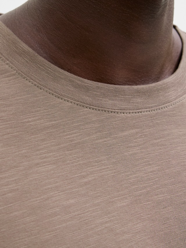 Jack & Jones Kurzarmshirt »JJEDOVER SLUB TEE SS NOOS« Baumwollmischung, relaxed fit
