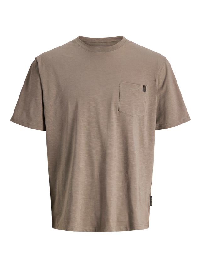 Jack & Jones Kurzarmshirt »JJEDOVER SLUB TEE SS NOOS« Baumwollmischung, relaxed fit