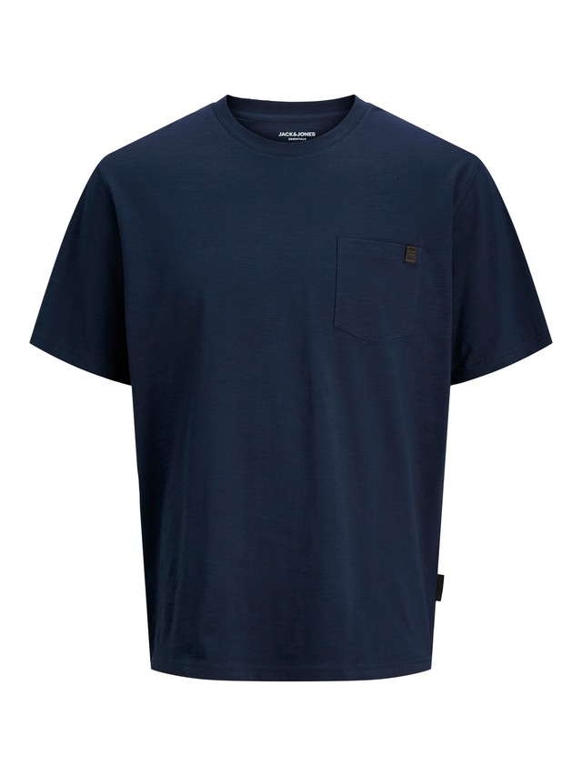 Jack & Jones Kurzarmshirt »JJEDOVER SLUB TEE SS NOOS« Baumwollmischung, relaxed fit