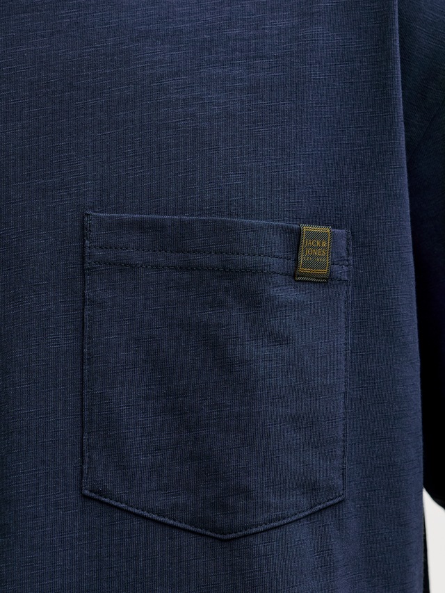 Jack & Jones Kurzarmshirt »JJEDOVER SLUB TEE SS NOOS« Baumwollmischung, relaxed fit