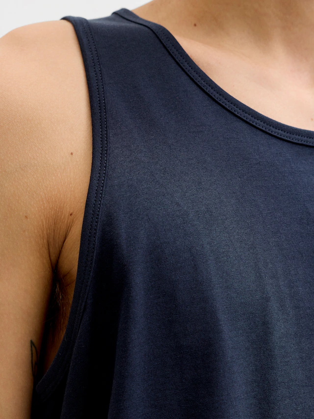 Jack & Jones Muscleshirt »JJEORGANIC BASIC TANKTOP NOOS« Baumwolle, Rundhalsausschnitt
