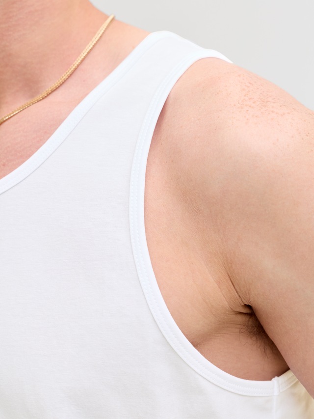 Jack & Jones Muscleshirt »JJEORGANIC BASIC TANKTOP NOOS« Baumwolle, Rundhalsausschnitt