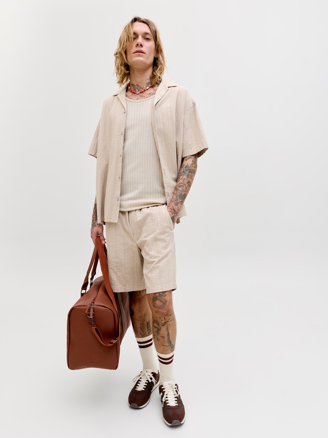Jack & Jones Shorts »JPSTJAIDEN TYSON JOGGER SHORT SRT SN« Baumwolle, regular fit