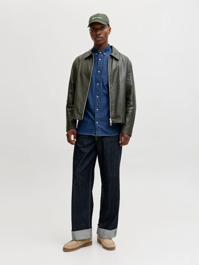 Jack & Jones Jeanshemd »JJEBROOK JJOXFORD SHIRT AKM 990 NOOS«