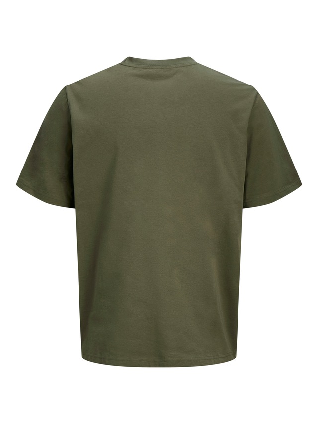 Jack & Jones Rundhalsshirt »JJEDENVER GRAPHIC TEE SS O-NECK SN« mit Logobranding