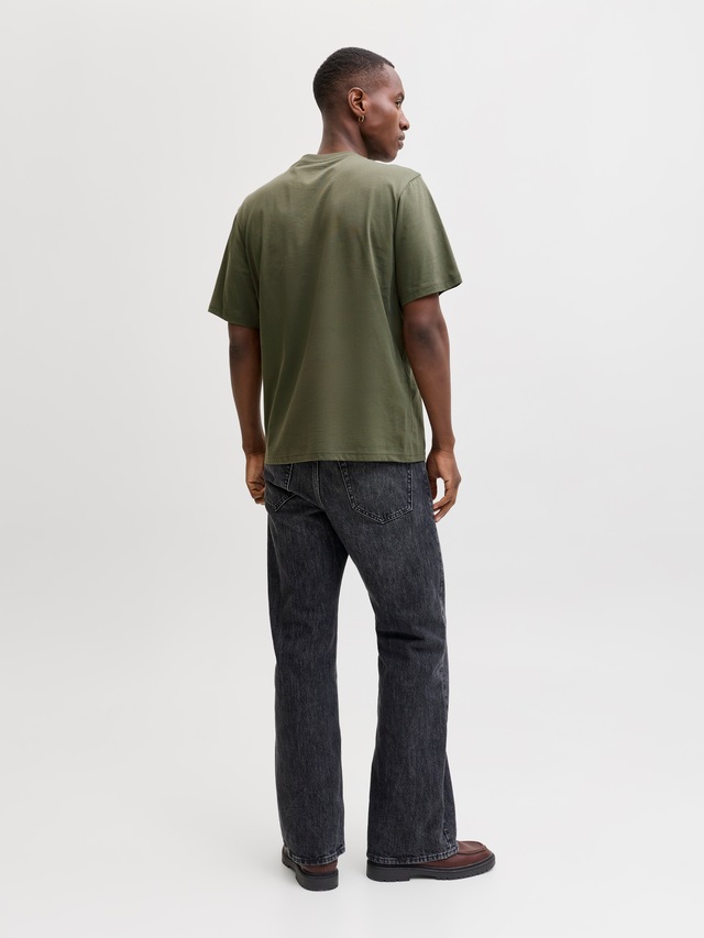 Jack & Jones Rundhalsshirt »JJEDENVER GRAPHIC TEE SS O-NECK SN« mit Logobranding