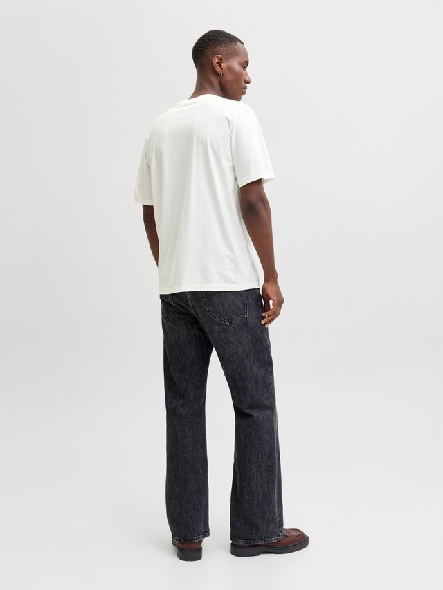 Jack & Jones Rundhalsshirt »JJEDENVER GRAPHIC TEE SS O-NECK SN« mit Logobranding