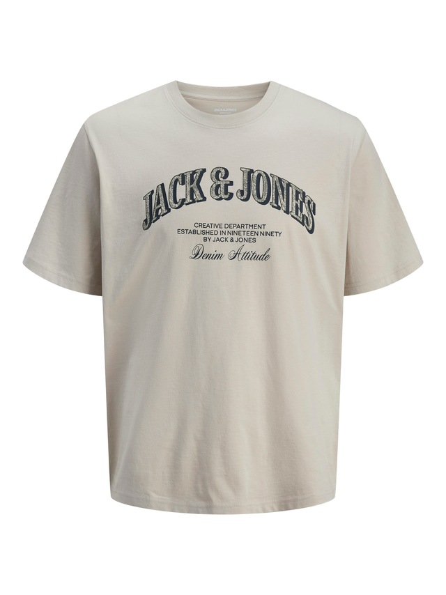 Jack & Jones Rundhalsshirt »JJEDENVER GRAPHIC TEE SS O-NECK SN« mit Logobranding