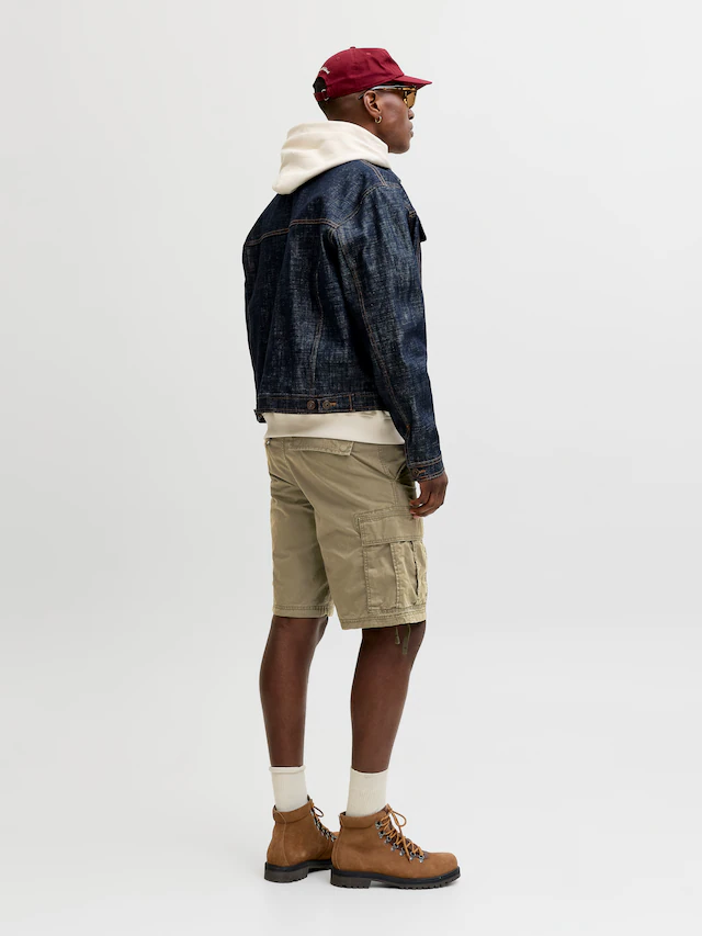 Jack & Jones Cargoshorts »JPSTCOLE FRANK CARGO SHORT MID SN« mit Cargotaschen