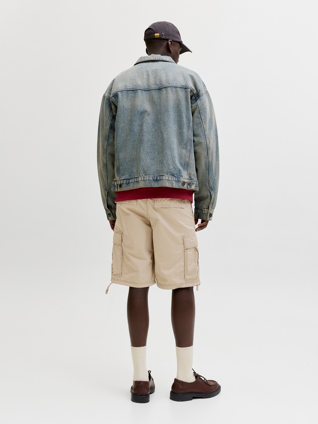 Jack & Jones Cargoshorts »JPSTCOLE FRANK CARGO SHORT MID SN« mit Cargotaschen