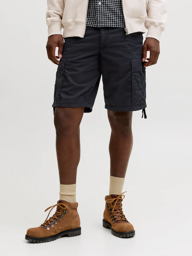 Jack & Jones Cargoshorts »JPSTCOLE FRANK CARGO SHORT MID SN« mit Cargotaschen