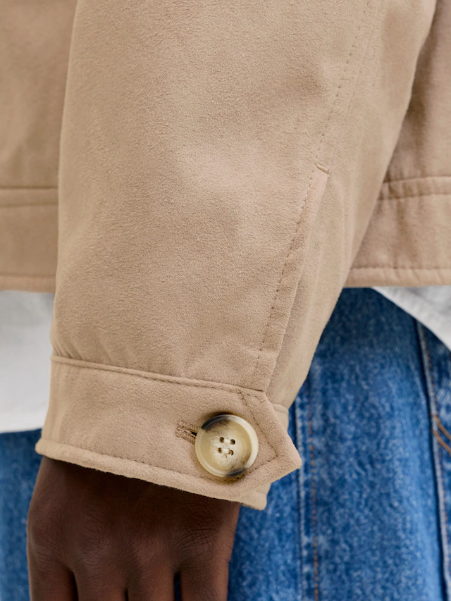 Jack & Jones Hemdjacke »JJECASABLANCA SHACKET SN« mit auffälliger Knopfleiste