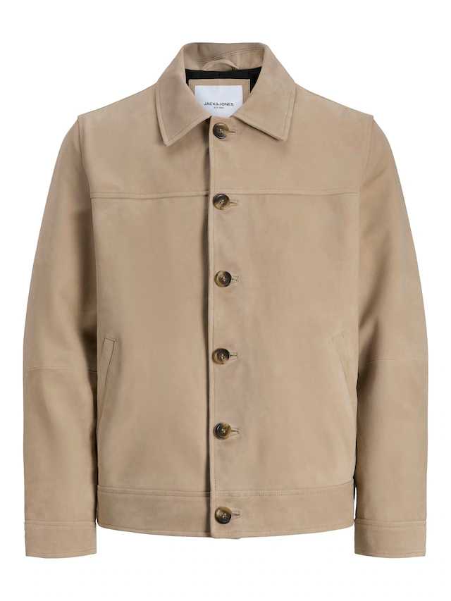 Jack & Jones Hemdjacke »JJECASABLANCA SHACKET SN« mit auffälliger Knopfleiste