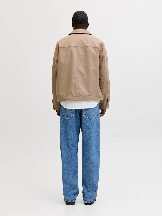 Jack & Jones Hemdjacke »JJECASABLANCA SHACKET SN« mit auffälliger Knopfleiste