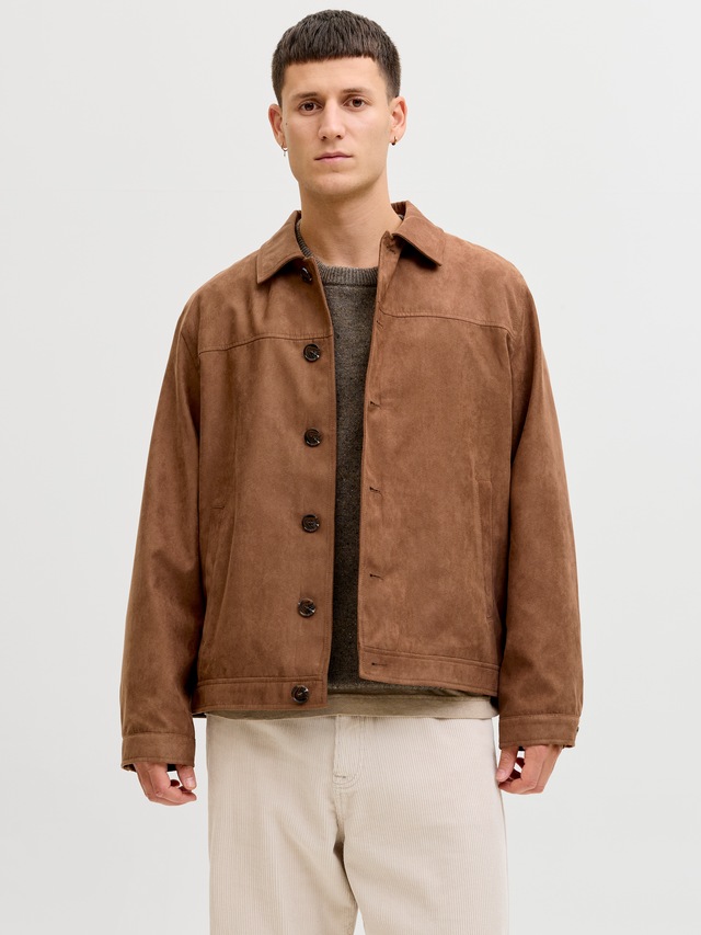 Jack & Jones Hemdjacke »JJECASABLANCA SHACKET SN« mit auffälliger Knopfleiste
