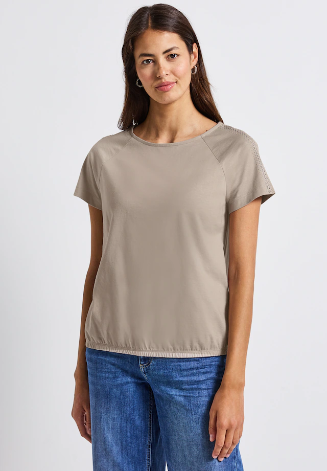 STREET ONE T-Shirt aus reiner Baumwolle
