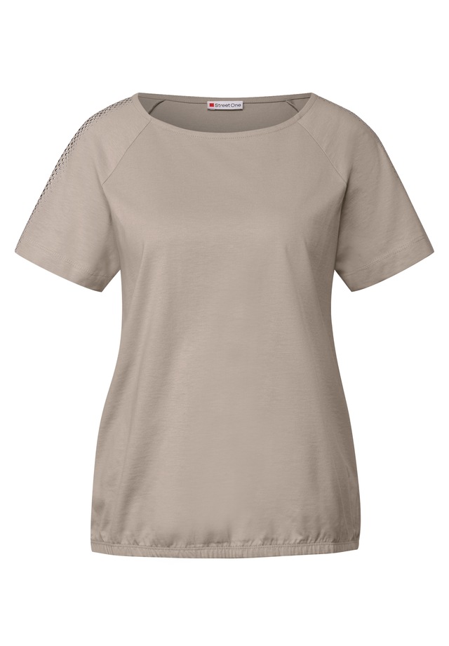 STREET ONE T-Shirt aus reiner Baumwolle