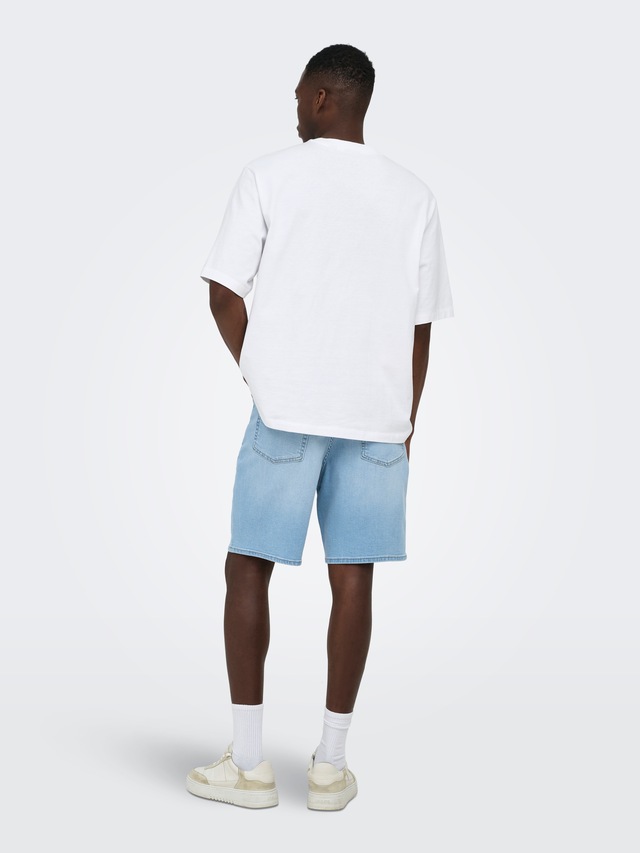 ONLY & SONS Shorts »ONSFADE STRETCH SHORTS BOX CRO DNM OTL«