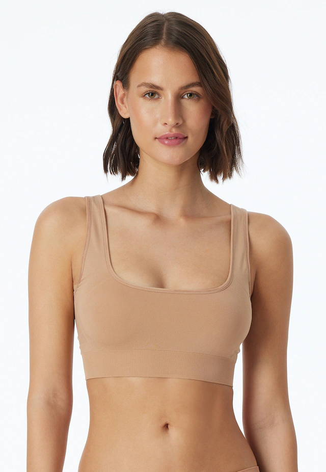 Schiesser Bustier »Casual Seamless« 2in1, wendebar, U- oder V-Ausschnitt, ohne störende Seitennähte