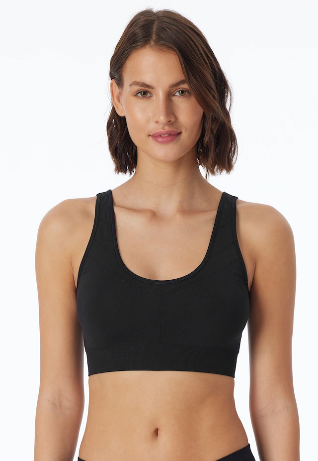 Schiesser Bustier »Casual Seamless« 2in1, wendebar, U- oder V-Ausschnitt, ohne störende Seitennähte