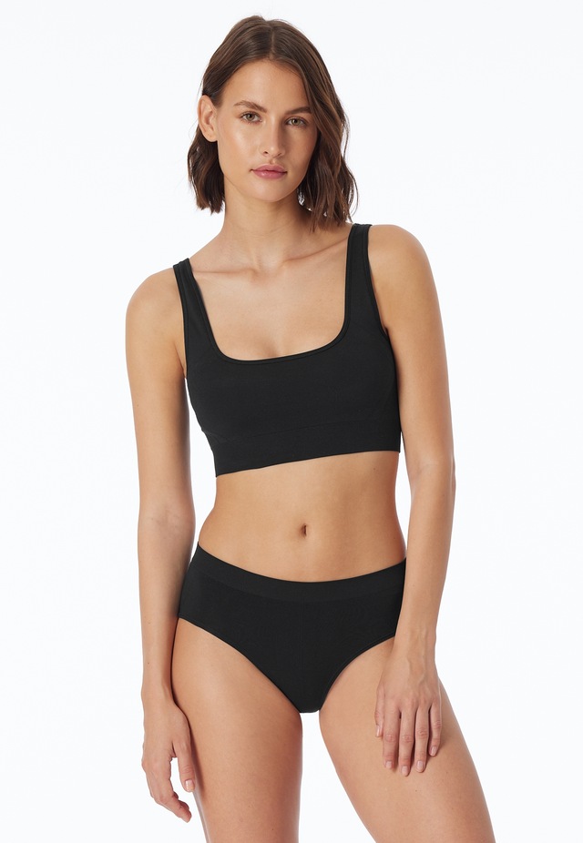 Schiesser Bustier »Casual Seamless« 2in1, wendebar, U- oder V-Ausschnitt, ohne störende Seitennähte