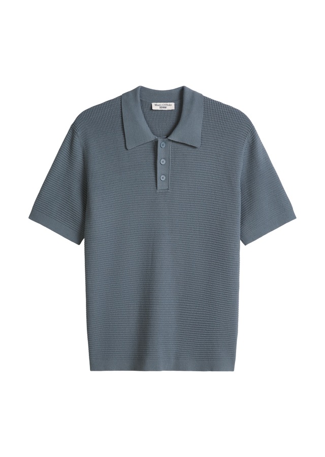 Marc O'Polo DENIM Poloshirt mit Waffelstruktur, regular fit