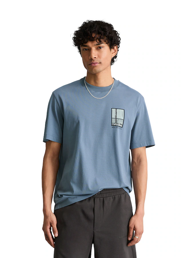 Marc O'Polo DENIM T-Shirt relaxed fit mit Rückenprint