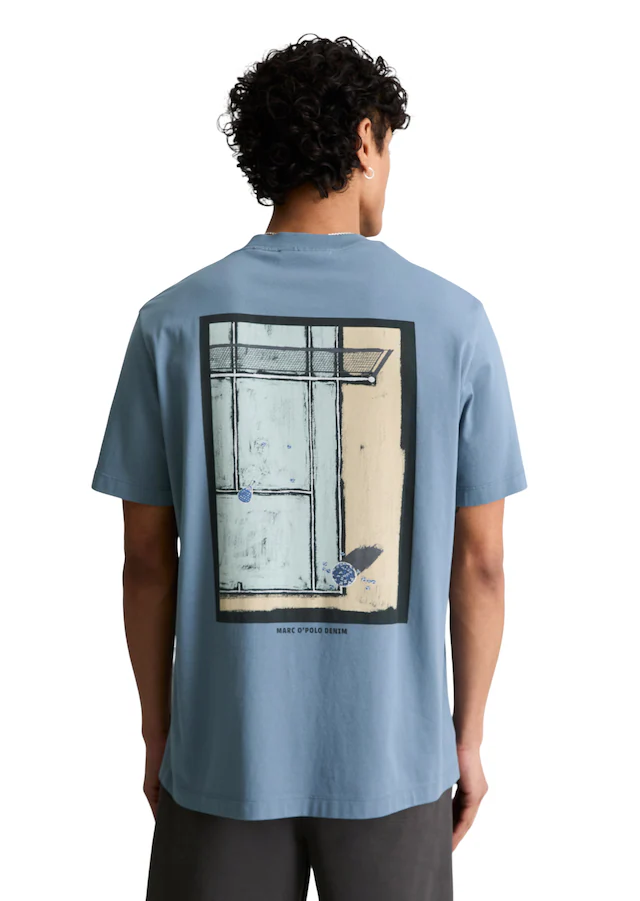 Marc O'Polo DENIM T-Shirt relaxed fit mit Rückenprint