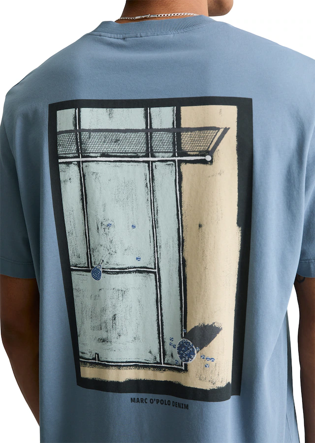 Marc O'Polo DENIM T-Shirt relaxed fit mit Rückenprint