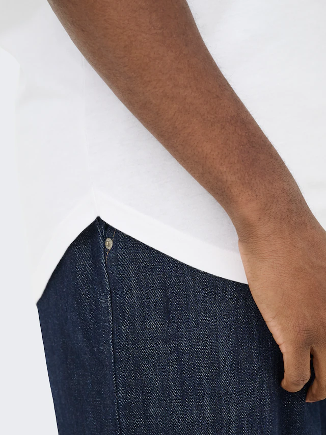 ONLY & SONS Rundhalsshirt »ONSJEFF LONGY SS TEE 5-PACK OTL« Packung, 5