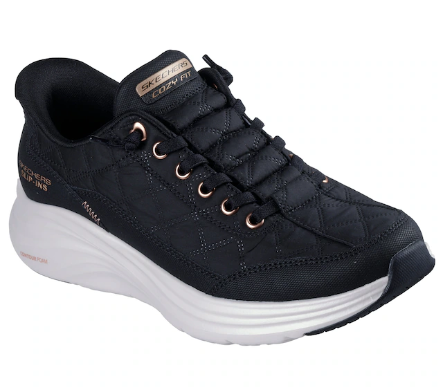 Skechers Slip-On Sneaker »CONTOUR FOAM-GOLDEN HOUR« Slipper, Freizeitschuh, Schlupfschuh mit Slip-Ins Funktion