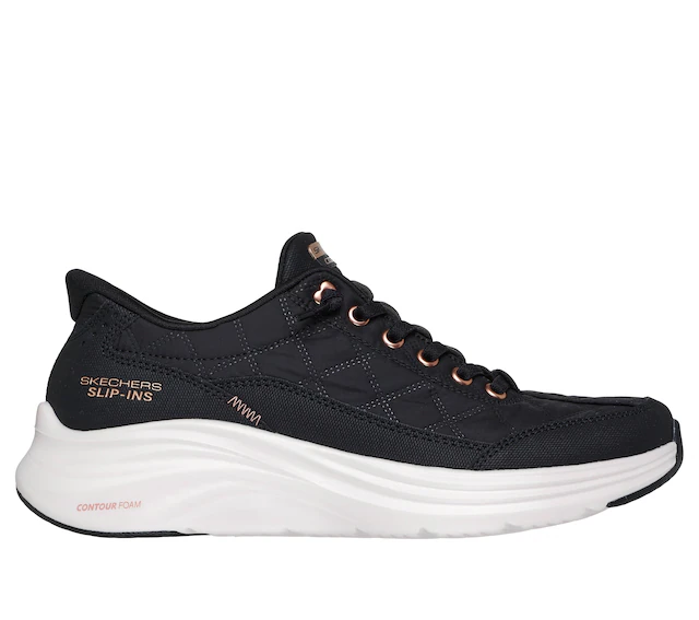 Skechers Slip-On Sneaker »CONTOUR FOAM-GOLDEN HOUR« Slipper, Freizeitschuh, Schlupfschuh mit Slip-Ins Funktion