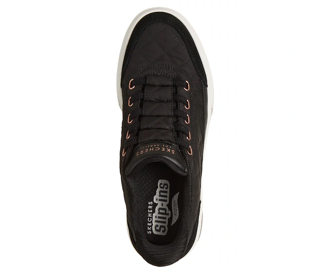 Skechers Slip-On Sneaker »ARCH FIT ARCADE-CUDDLE STEPS« Slipper, Schlupfschuh, Freizeitsneaker mit elastischen Schnürsenkeln